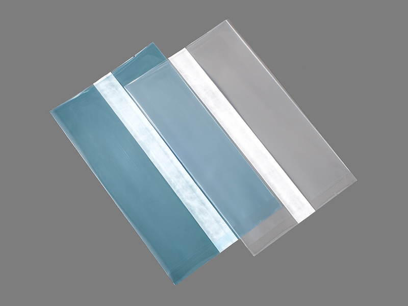 Center strip pouch na gawa sa Tyvek